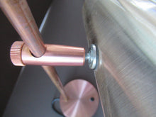 Load image into Gallery viewer, Vintage 1960s Desk Lamp with Moveable Metal Cone Shade &amp; Finger Switch. WORKING 
