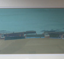 Load image into Gallery viewer, Irene Halliday Watercolour Painting of Johnshaven, Aberdeenshire 1970s Scottish Art for Sale
