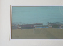 Load image into Gallery viewer, Irene Halliday Watercolour Painting of Johnshaven, Aberdeenshire 1970s Scottish Art for Sale
