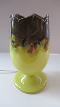 Load image into Gallery viewer, Vintage 1950s Vasart Glass Tulip Lamp Yellow
