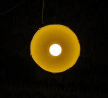 Load image into Gallery viewer, Vintage 1950s Vasart Glass Tulip Lamp Yellow
