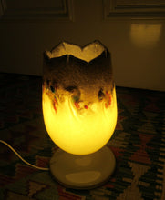 Load image into Gallery viewer, Vintage 1950s Vasart Glass Tulip Lamp Yellow
