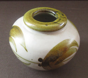 Scottish Studio Pottery 1970s David Hemingsley Miniature Globular Vase
