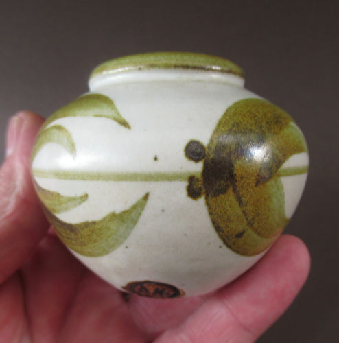 Scottish Studio Pottery 1970s David Hemingsley Miniature Globular Vase