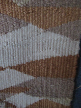 Load image into Gallery viewer, SCOTTISH ART: Vintage 1960s WOVEN TAPESTRY by Maureen Hodge. Panoramic Landscape with a Sailing Boat on the Seashore
