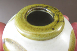 Scottish Studio Pottery 1970s David Hemingsley Miniature Globular Vase