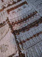 Load image into Gallery viewer, SCOTTISH ART: Vintage 1960s WOVEN TAPESTRY by Maureen Hodge. Panoramic Landscape with a Sailing Boat on the Seashore
