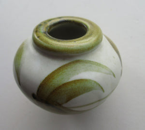 Scottish Studio Pottery 1970s David Hemingsley Miniature Globular Vase
