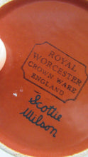 Load image into Gallery viewer, 1960s Scottish Wilson Terracotta Cups and Saucers Swans Pattern
