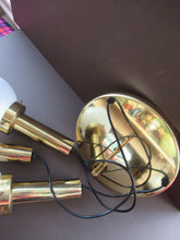 Load image into Gallery viewer, Vintage 1970s MAZZEGA Murano Glass Hanging Pendant Light Fitting with Three Shades.
