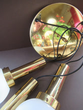 Load image into Gallery viewer, Vintage 1970s MAZZEGA Murano Glass Hanging Pendant Light Fitting with Three Shades.
