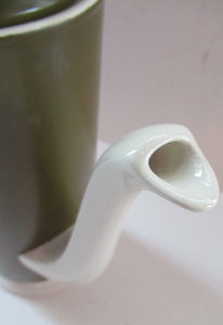 1960s Olive Oslo Part Coffee Set Carlton Ware 