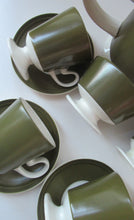 Load image into Gallery viewer, 1960s Olive Oslo Part Coffee Set Carlton Ware 
