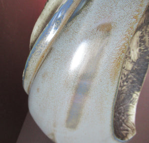 Vintage 1970s BRUTALIST STYLE Large Table Lamp. Carn Pottery designed by John Beusmans