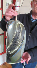 Load image into Gallery viewer, Vintage 1970s BRUTALIST STYLE Large Table Lamp. Carn Pottery designed by John Beusmans
