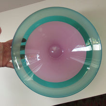 Load image into Gallery viewer, Large Simon Moore Incalmo Bowl. 1980s British Studio Glass Signed
