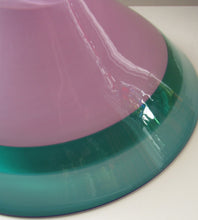 Load image into Gallery viewer, Large Simon Moore Incalmo Bowl. 1980s British Studio Glass Signed
