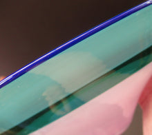 Load image into Gallery viewer, Large Simon Moore Incalmo Bowl. 1980s British Studio Glass Signed
