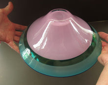Load image into Gallery viewer, Large Simon Moore Incalmo Bowl. 1980s British Studio Glass Signed
