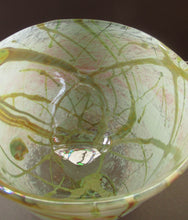 Load image into Gallery viewer, Siddy Langley British Studio Bowl Lustre Glass Bowl with Iridescent Gold Trails
