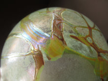 Load image into Gallery viewer, Siddy Langley British Studio Bowl Lustre Glass Bowl with Iridescent Gold Trails

