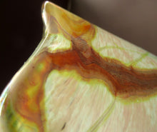 Load image into Gallery viewer, Siddy Langley British Studio Bowl Lustre Glass Bowl with Iridescent Gold Trails
