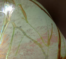 Load image into Gallery viewer, Siddy Langley British Studio Bowl Lustre Glass Bowl with Iridescent Gold Trails
