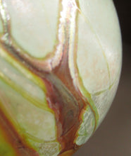 Load image into Gallery viewer, Siddy Langley British Studio Bowl Lustre Glass Bowl with Iridescent Gold Trails
