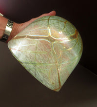 Load image into Gallery viewer, Siddy Langley British Studio Bowl Lustre Glass Bowl with Iridescent Gold Trails
