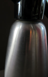 Stylish Vintage 1960s Brushed Stainless Steel SPARKLETS Soda Syphon