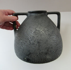 LARGE Strange Vintage 1960s BRITISH ART POTTERY Vase: KAGAWARE Pottery