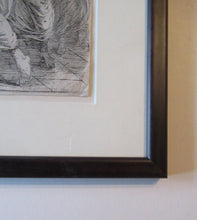 Load image into Gallery viewer, ANTIQUE PRINT.  Original Etching by Alexander Runciman. The Landing of Saint Margaret
