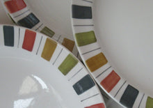 Load image into Gallery viewer, 1960s MEXICANA Midwinter Stylecraft  Set of SIX Desert Plates.  Designed by Jessie Tait
