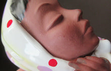 Load image into Gallery viewer, 1950s West German Cortendorf Ceramic Figurine of a Lady in a Head Scarf
