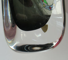 Load image into Gallery viewer, 1950s SWEDISH Orrefors Glass Vase. Signed by Nils Landberg. Dust Range
