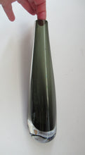 Load image into Gallery viewer, 1950s SWEDISH Orrefors Glass Vase. Signed by Nils Landberg. Dust Range
