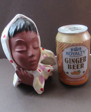 Load image into Gallery viewer, 1950s West German Cortendorf Ceramic Figurine of a Lady in a Head Scarf
