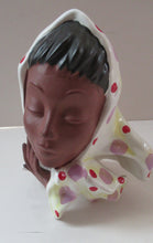 Load image into Gallery viewer, 1950s West German Cortendorf Ceramic Figurine of a Lady in a Head Scarf
