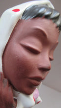 Load image into Gallery viewer, 1950s West German Cortendorf Ceramic Figurine of a Lady in a Head Scarf
