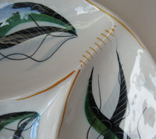 Load image into Gallery viewer, Vintage 1950s ITALIAN POTTERY Serving Platter - with Hand Painted Organic Design 
