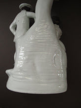Load image into Gallery viewer, Antique Victorian Spill Vase. Man and Woman Drinking Beside a Tree
