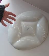 Load image into Gallery viewer, Vintage 1950s ITALIAN POTTERY Serving Platter - with Hand Painted Organic Design 
