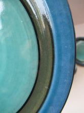 Load image into Gallery viewer, Vintage 1960s West German Waku Stoneware Pottery Bachelor Tea for Two Teaset
