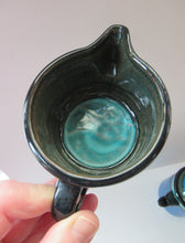 Load image into Gallery viewer, Vintage 1960s West German Waku Stoneware Pottery Bachelor Tea for Two Teaset
