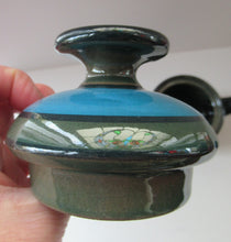 Load image into Gallery viewer, Vintage 1960s West German Waku Stoneware Pottery Bachelor Tea for Two Teaset
