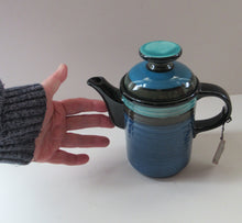 Load image into Gallery viewer, Vintage 1960s West German Waku Stoneware Pottery Bachelor Tea for Two Teaset
