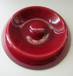 Norwegian Flamingo TULIPAN  Lidded Serving Dish. Inger Waage