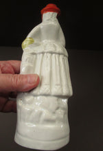 Load image into Gallery viewer, Single Staffordshire Antique Figure of a Lady Collecting Flowers
