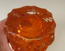 Load image into Gallery viewer, 1960s WHITEFRIARS Tangerine &quot;Bark&quot; vase by Geoffrey Baxter
