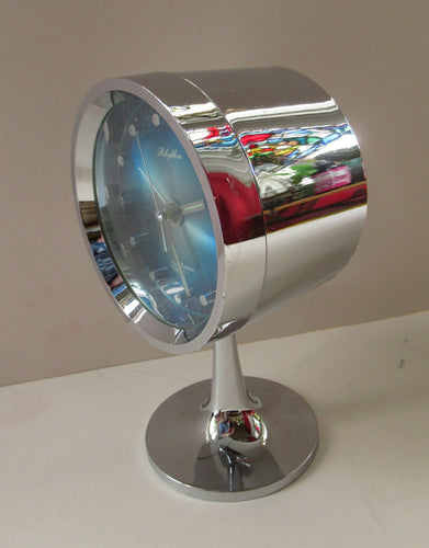 Space Age Tulip Alarm Clock 1960s Japanese Rhythm working